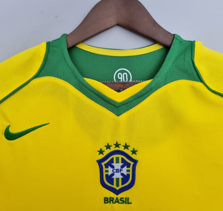 Camiseta Retro Brasil 2005💥 máxima calidad 💥⚽